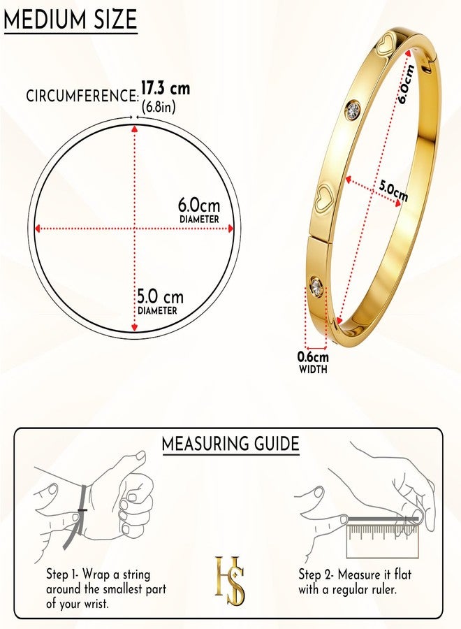 HighSpark Silver Bracelet for Women | Silver Plated Stainless Steel Designer Bracelet | Lovely Gift for Women - Cz Heart 7 - Image 2